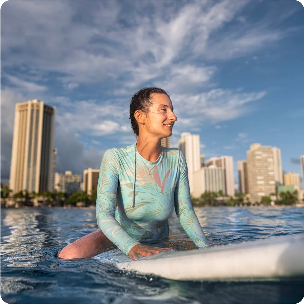 surfer in hawaii
